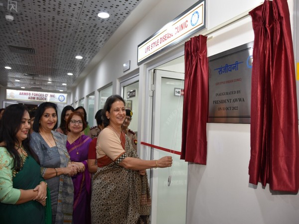 AWWA President Archana Pande inaugrating 'Sanjeevi-Lifestyle Clinic'