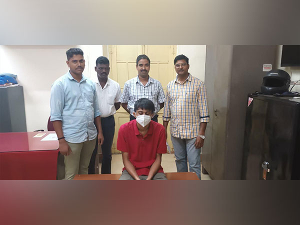 Person arrested by the Crime Branch in Goa (Photo/ANI)