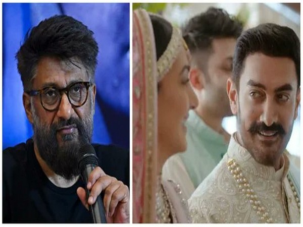 Vivek Agnihotri, Aamir Khan, Kiara Advani (Image source: Twitter)