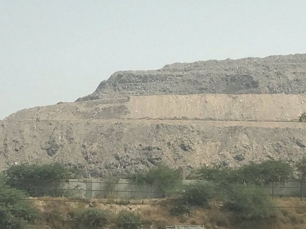 Bhalswa Landfill spot. (Photo/Twitter)
