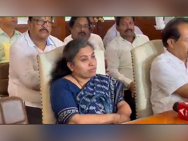 Shiv Sena-Uddhav Balasaheb Thackeray party candidate Rutuja Latke (Image/ANI)