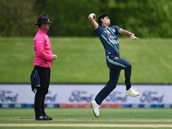 Pakistan pacer Naseem Shah in action. (Photo- PCB Twitter)