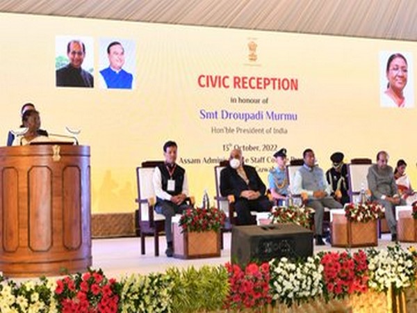 President Droupadi Murmu attended a civic reception  (Photo: President of India Twitter)