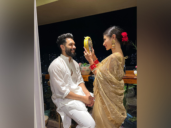 Mouni Roy and her husband (Image source: Instagram)