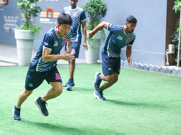 Woosan Ko training with teammate (Photo: PKL Media)