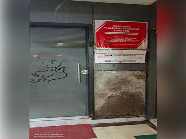 Visual of Maiden Pharmaceuticals from its Pitampura office (File Photo/ANI)