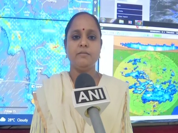 Sravani, Scientist, IMD Hyderabad (Photo/ANI)