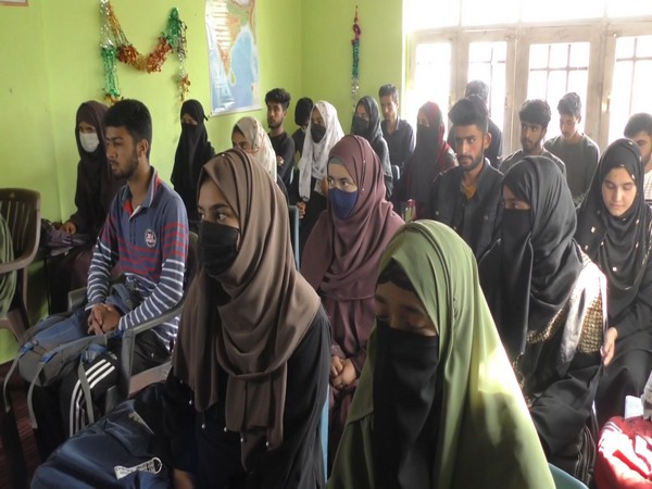 Students in Kashmir's Kupwara attending coaching classes by Indian Army (Photo/ANI)