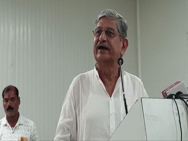 JD(U) chief Lalan Singh in Patna (Photo/ANI)