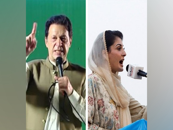 PML-N Vice President Maryam Nawaz and PTI Chief Imran Khan (File Images)