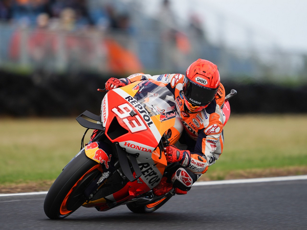 Honda rider Marc Marquez in action during Australian Grand Prix (Image: Honda Team)