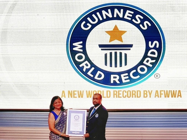 Air Force Wives Welfare body creates Guinness World Record (Photo/ANI)