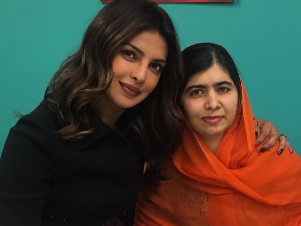 Priyanka Chopra and Malala (Image Source: Twitter)