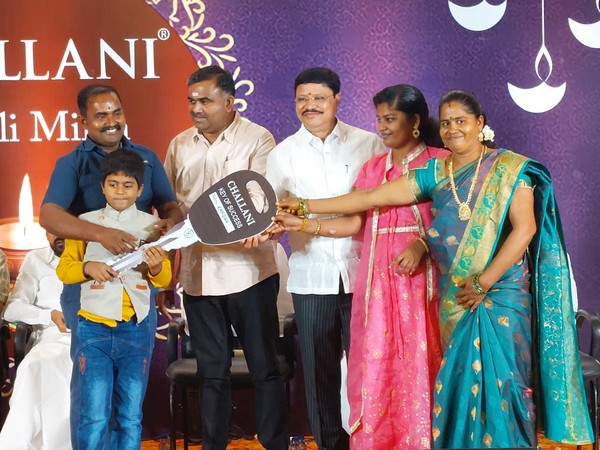 Chennai based businessman gifts cars and bikes to staff (Photo/ANI)