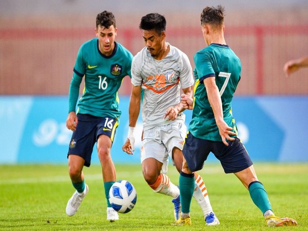 India and Australia players in action (Photo: AIFF Media)