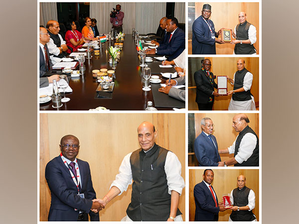 Rajnath meets African counterparts ahead of India-Africa Defence Dialogue  