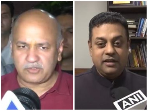 Delhi Dy CM Manish Sisodia and BJP spokesperson Sambit Patra.