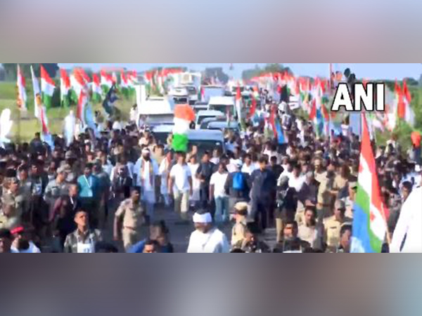 Congress Bharat Jodo Yatra enters Andhra Pradesh today (Photo/ANI)