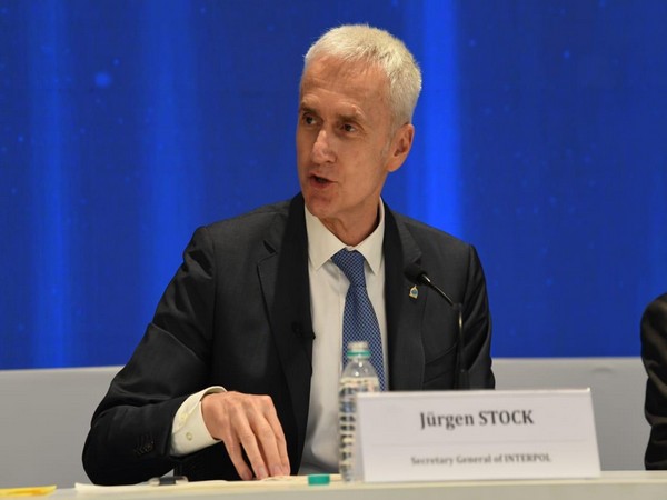 Interpol Head, Secretary General Jurgen Stock. 