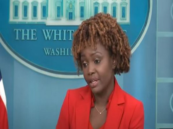 US President Joe Biden's press secretary, Karine Jean-Pierre. 