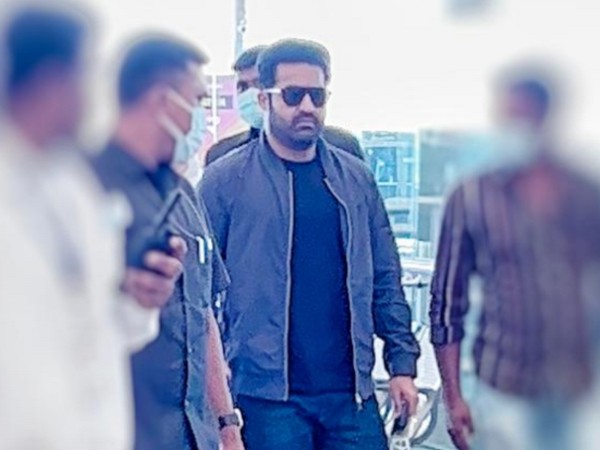 Jr NTR at airport 
