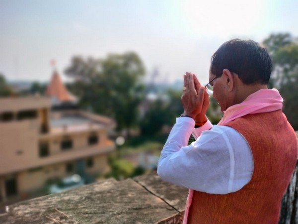 Madhya Pradesh Chief Minister Shivraj Singh Chouhan during his Ujjain visit (Photo/ANI)