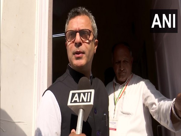 Salma Anees Soz election agent of Congress presidential candidate Shashi Tharoor (Photo/ANI)