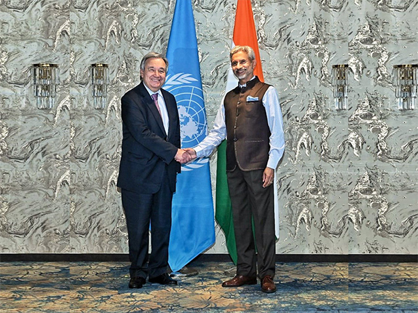 External Affairs Minister S Jaishankar met UN Secretary-General Antonio Guterres in Kevadia, Narmada district.