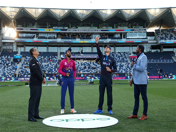 UAE vs Namibia toss (Photo: Twitter ICC)