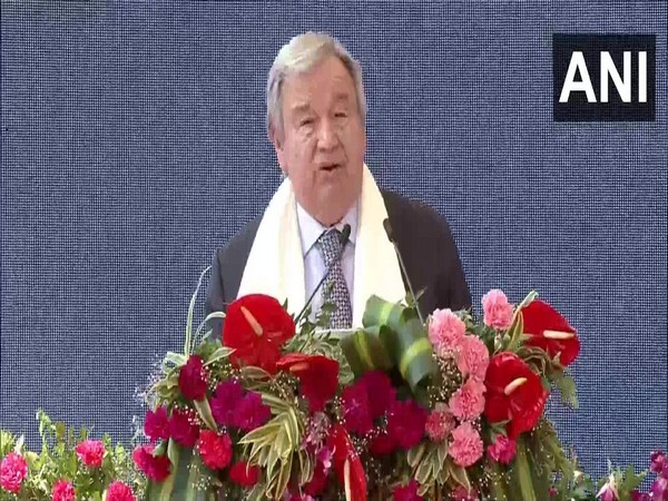 United Nations General-Secretary Antonio Guterres in Gujarat's Ekta Nagar (Photo/ANI)