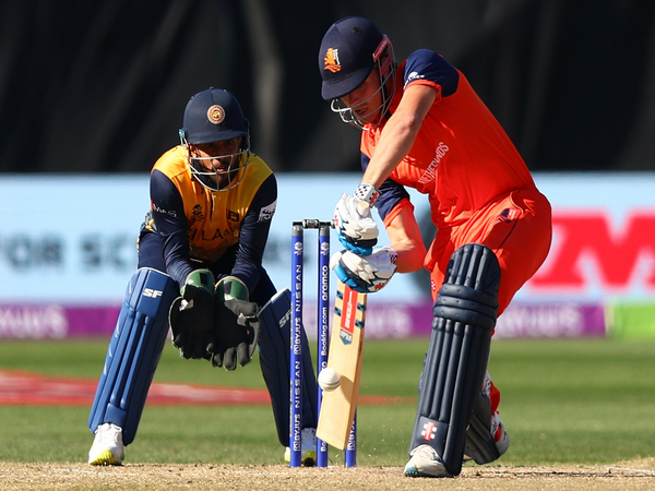 Netherlands cricket team in action. (Photo- ICC Twitter)