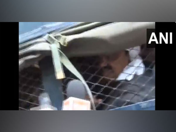 Atiq Ahmed, while on his way to CBI Court (Photo/ANI)