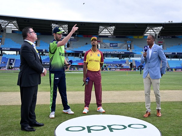 WI vs Ireland toss (Photo: Twitter@windiescricket)