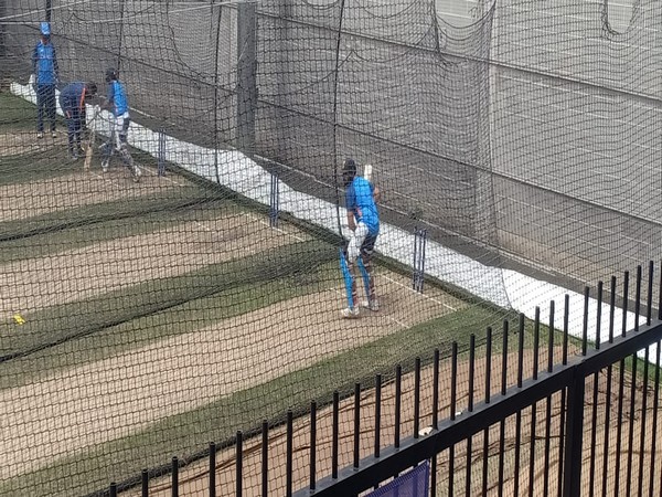 Rohit Sharma practising in the nets (Photo: ANI)