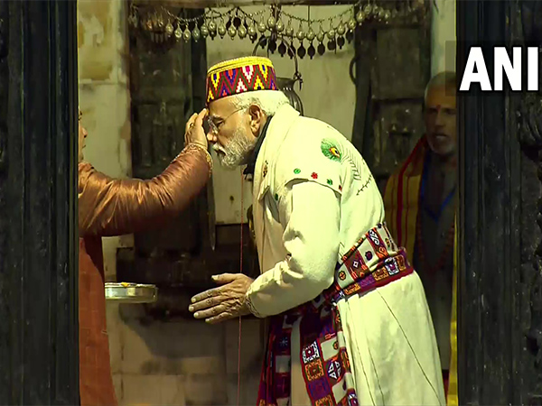 Prime Minister Narendra Modi at Kedarnath Temple (Photo/ANI)