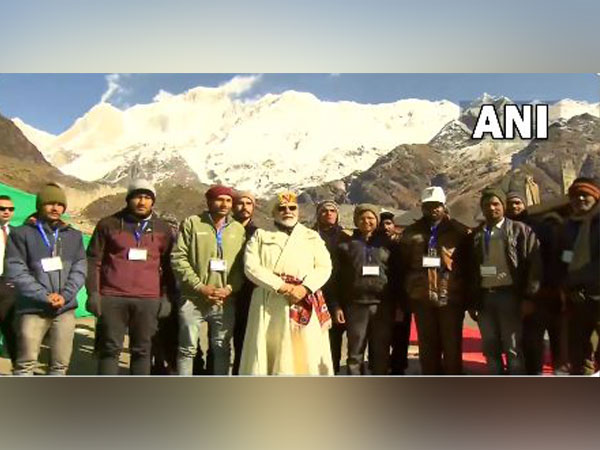 Prime Minister Narendra Modi at Kedarnath