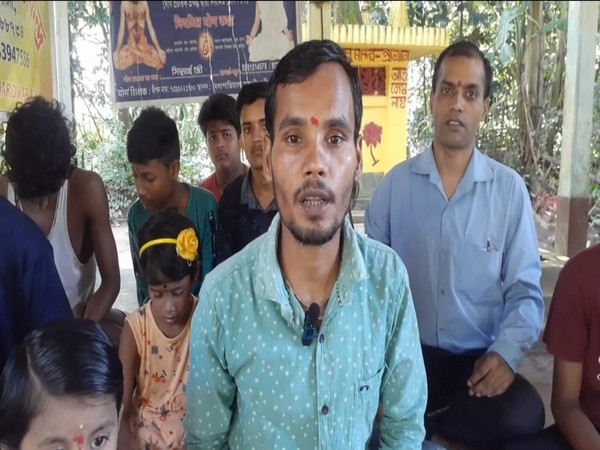 Deep Nath, a resident of Patiala village in Assam (Photo/ANI)