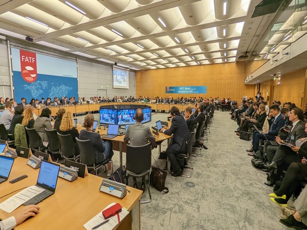 Visual of FATF plenary session (Photo/FATF twitter)