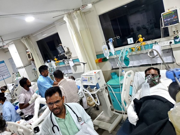 Injured undergoing treatment (Photo/ANI)