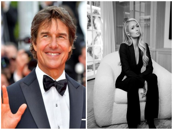 Tom Cruise and Paris Hilton (Image source: Twitter)