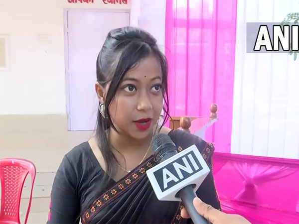 Puja Burman, a beneficiary of Rozgar Mela in Guwahati (Photo/ANI)