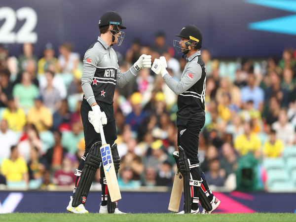 Finn Allen and Devon Conway (Photo: ICC)