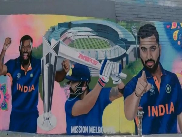 A visual of the mural in Melbourne. (Photo- Melbourne Twitter)