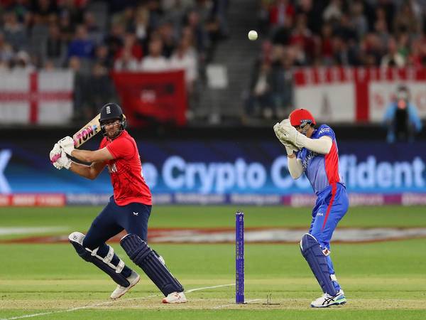 England kept losing at regular intervals but won the match. (Photo- ICC Twitter)
