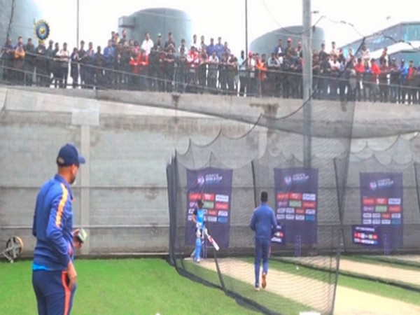 A visual from practice session. (Photo- BCCI Twitter)