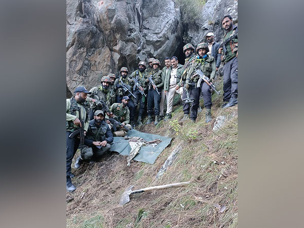 Hideout busted in J-K's Ramban, arms and ammunition recovered (Photo:ANI)