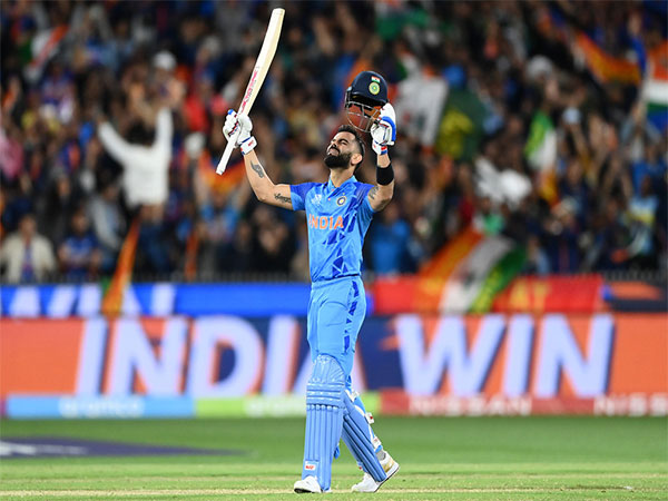 Virat Kohli after his knock. (Photo- ICC Twitter)
