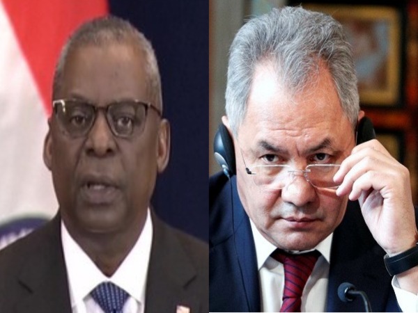 US defence secretary Lloyd Austin and Russian Defense Minister Sergei Shoigu (Photo: Reuters)