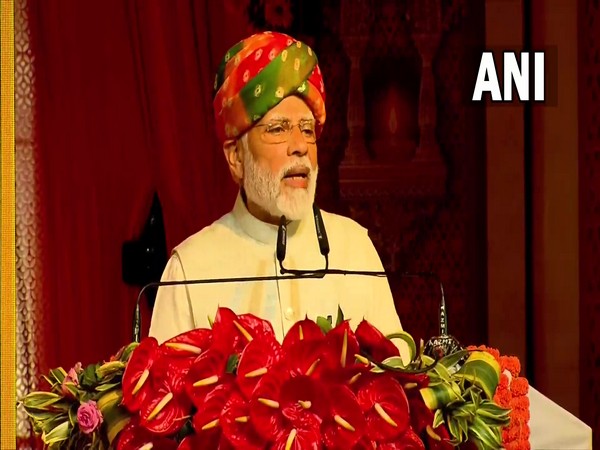 Prime Minister Narendra Modi in Ayodhya (Photo/ANI)