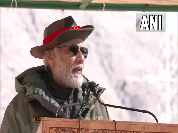 Prime Minister Narendra Modi in Kargil (Photo/ANI)